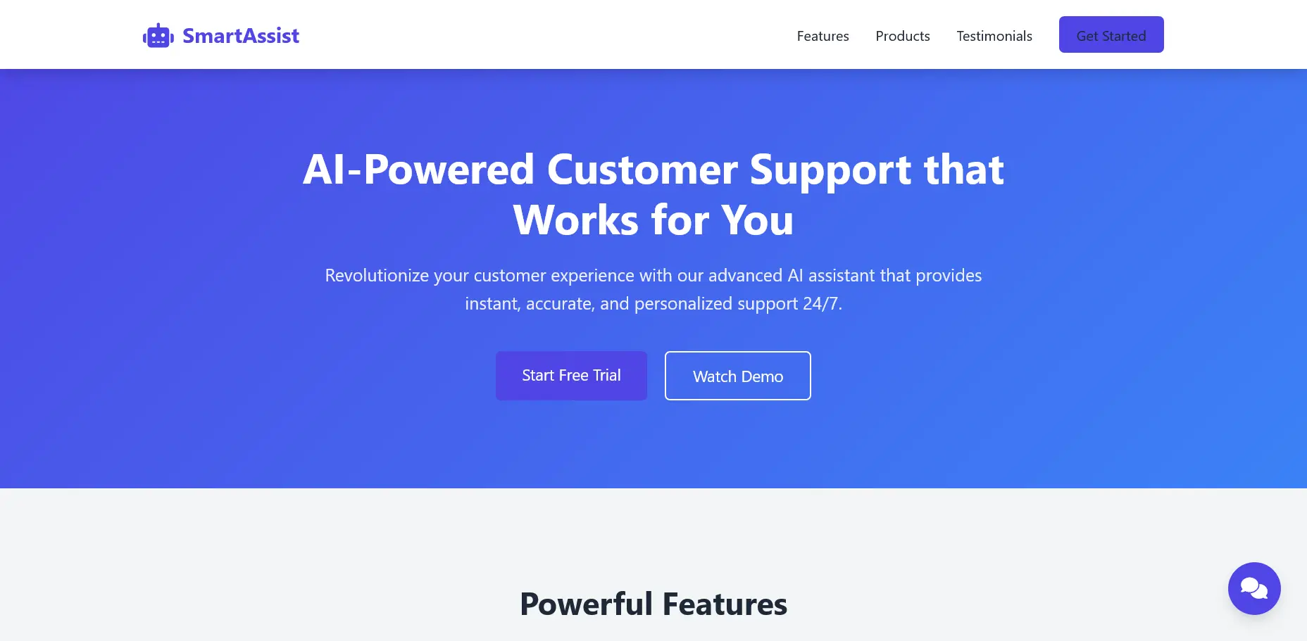 SmartAssist - AI Customer Support